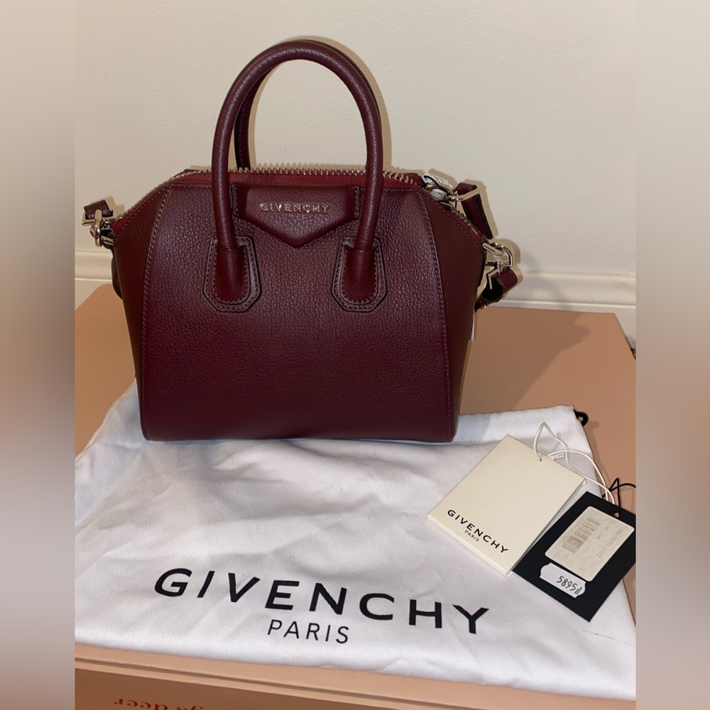 Givenchy Mini Antigona Aubergine Bag